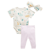 Pure Baby Newborn to 2Yr 3 Piece Set - Jungle Dream