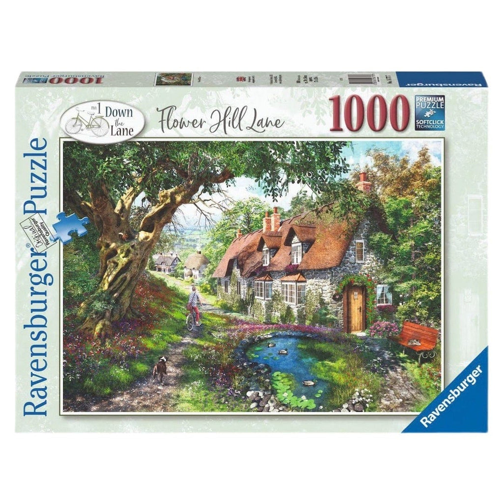 Ravensburger 10 Plus 1000 Pc Puzzle - Flower Hill Lane