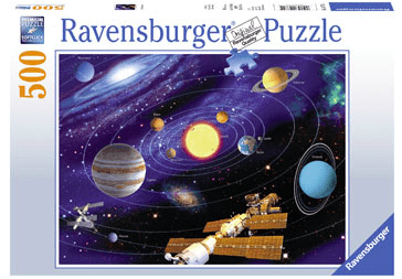 500 Pc Puzzle - The Solar System