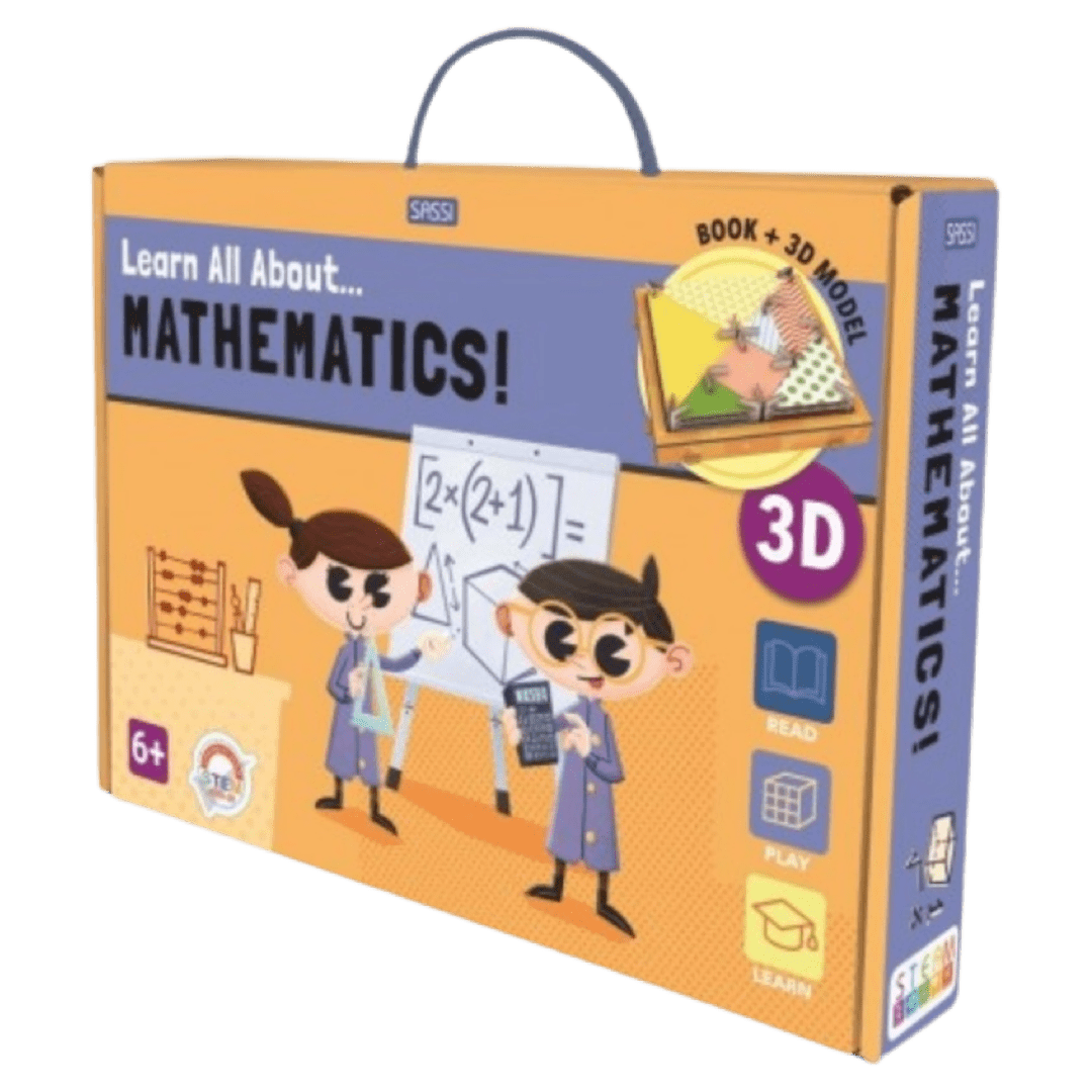 Sassi 6 Plus 3D Book & Model - Learn All About Mathematics