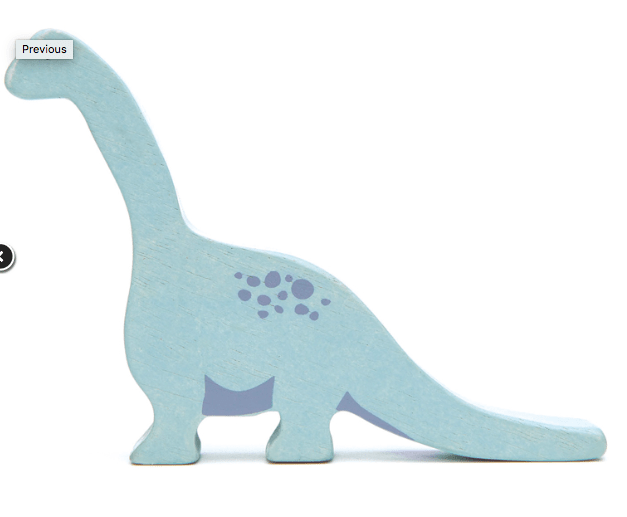 Wooden Animal - Brontosaurus