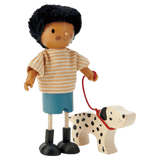 Tender Leaf Toys 3 Plus Wooden Doll Set - Mr Forrester & His Dog