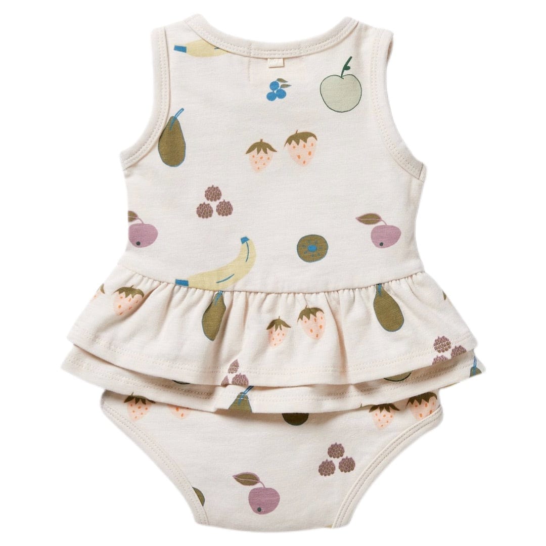 Wilson & Frenchy 0-3 Months to 12-18 Months Ruffle Bodysuit - Fruity