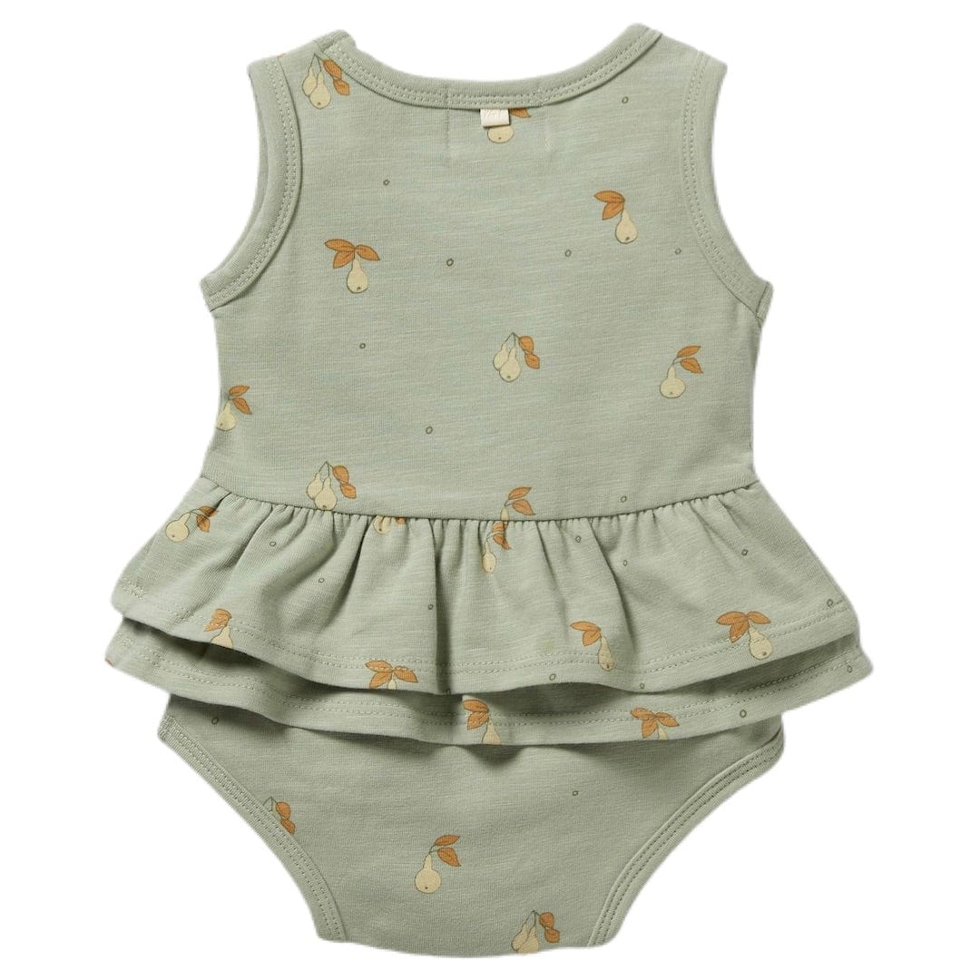Wilson & Frenchy 0-3 Months to 12-18 Months Ruffle Bodysuit - Perfect Pears