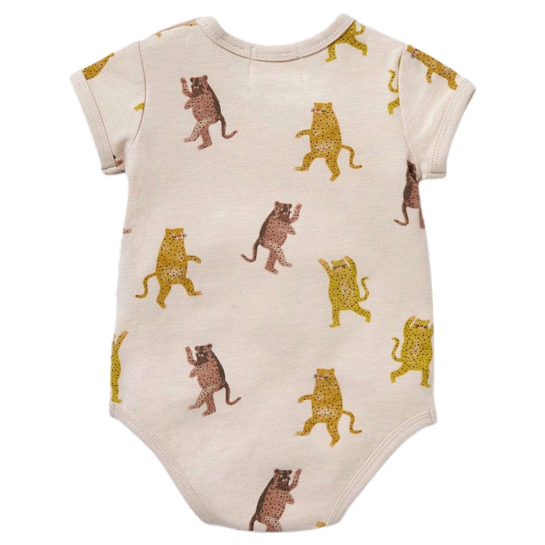 Wilson & Frenchy 0-3 Months to 12-18 Months Short Sleeve Bodysuit - Roar