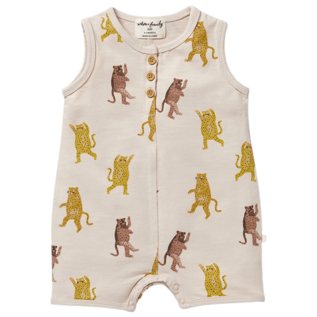 Wilson & Frenchy 0-3 Months to 18-24 Months Boyleg Growsuit - Roar