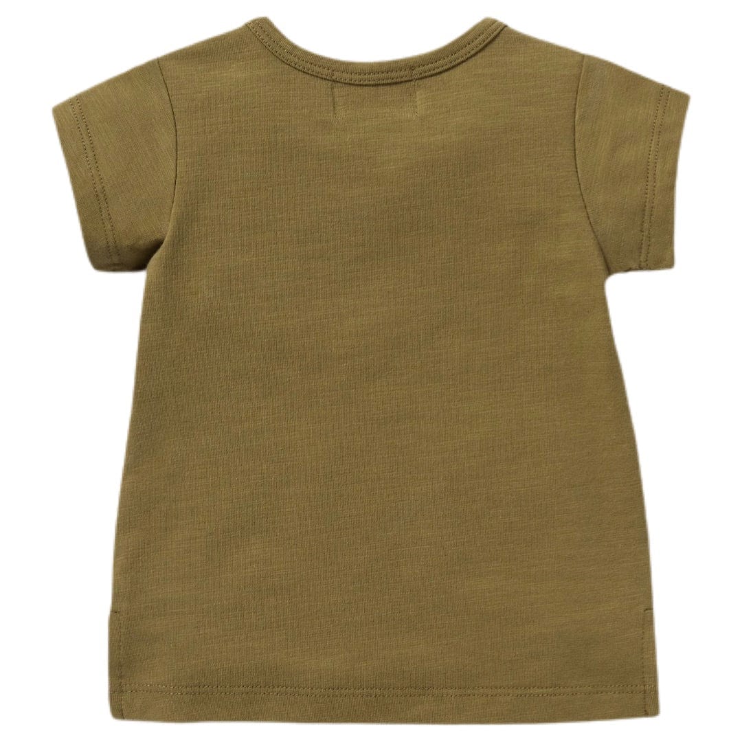 Wilson & Frenchy 0-3 Months to 18-24 Months Short Sleeve Pocket Tee - Leaf