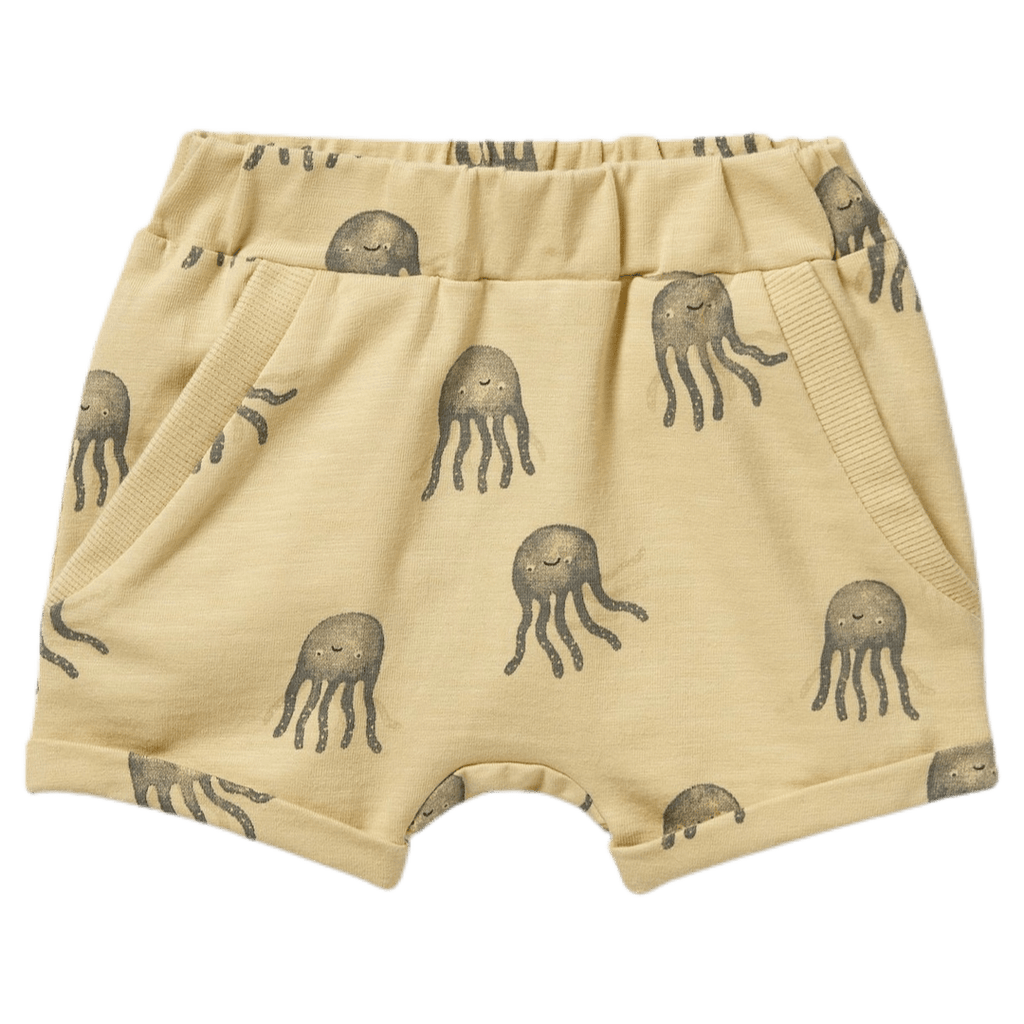 Wilson & Frenchy 0-3 Months to 18-24 Months Slouch Short - Ollie Octopus