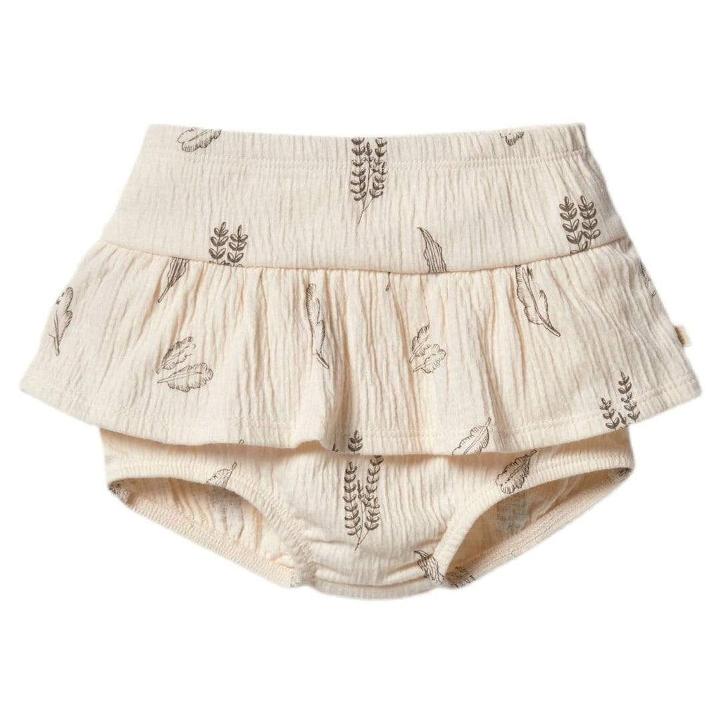 Wilson & Frenchy 000 to 2 Crinkle Ruffle Nappy Pant - Seedling