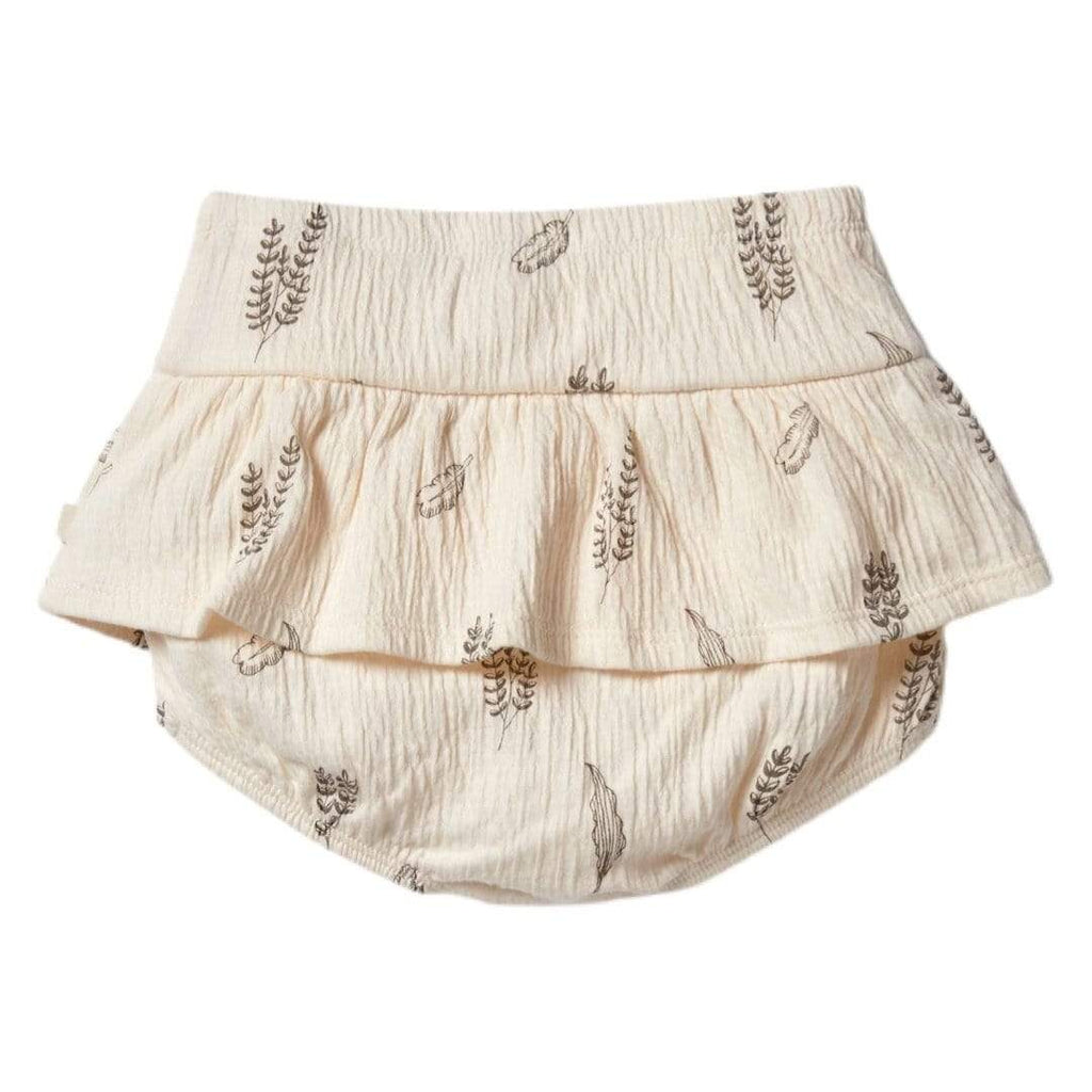 Wilson & Frenchy 000 to 2 Crinkle Ruffle Nappy Pant - Seedling