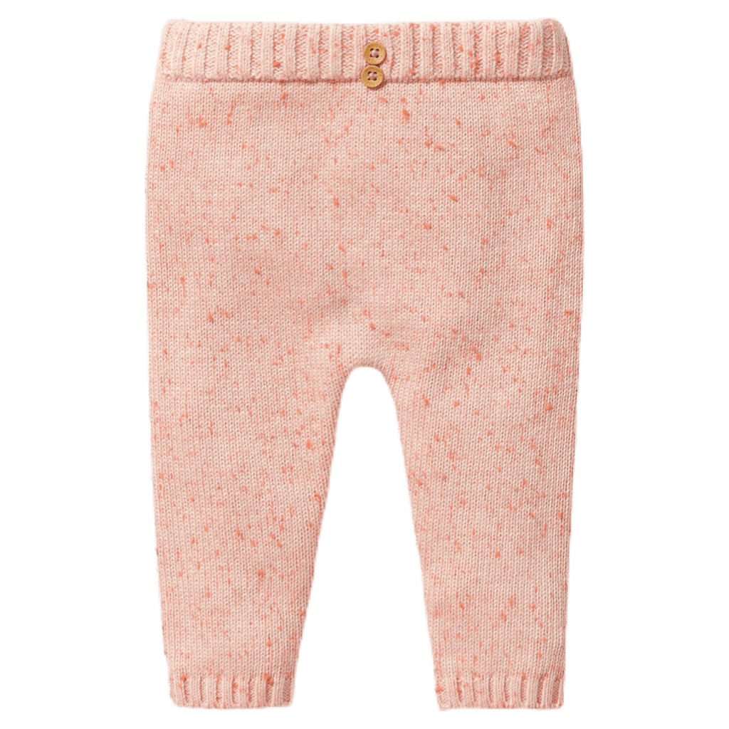 Wilson & Frenchy 3-6 Months to 18-24 Months Knitted Legging - Silver Peony Fleck