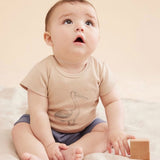 Wilson & Frenchy 6-12 Months to 18-24 Months Short Sleeve Rib Tee - Little Pelican