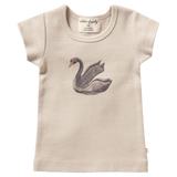 Wilson & Frenchy 6-12 Months to 18-24 Months Short Sleeve Rib Tee - Little Swan