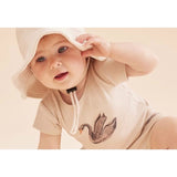 Wilson & Frenchy 6-12 Months to 18-24 Months Short Sleeve Rib Tee - Little Swan
