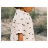 Short Sleeve Caravan Shirt Muslin - Row Boats