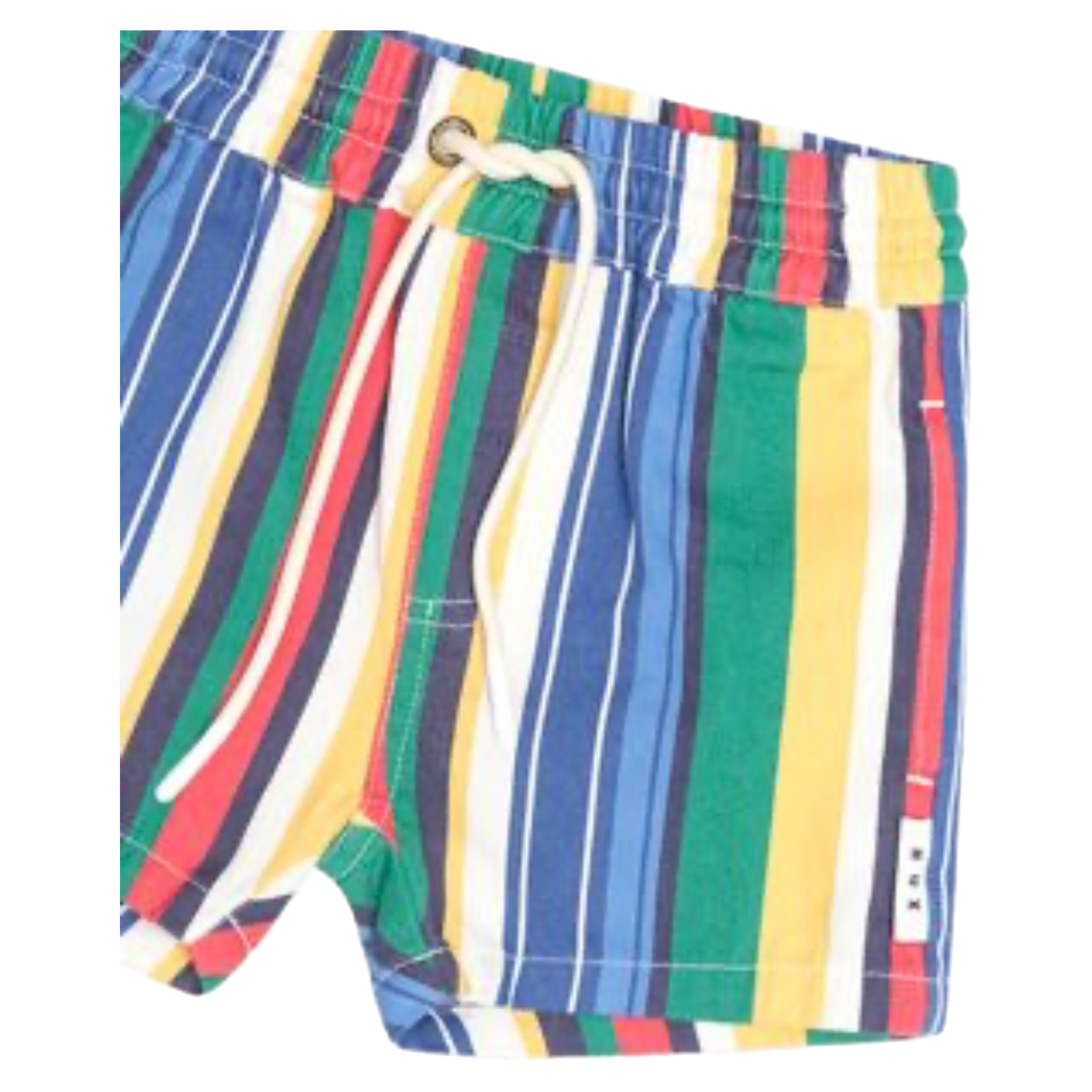 Variegated Stripe Drawcord Short - Multi