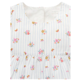 Linen Blend Dress - Butterfly Stripe