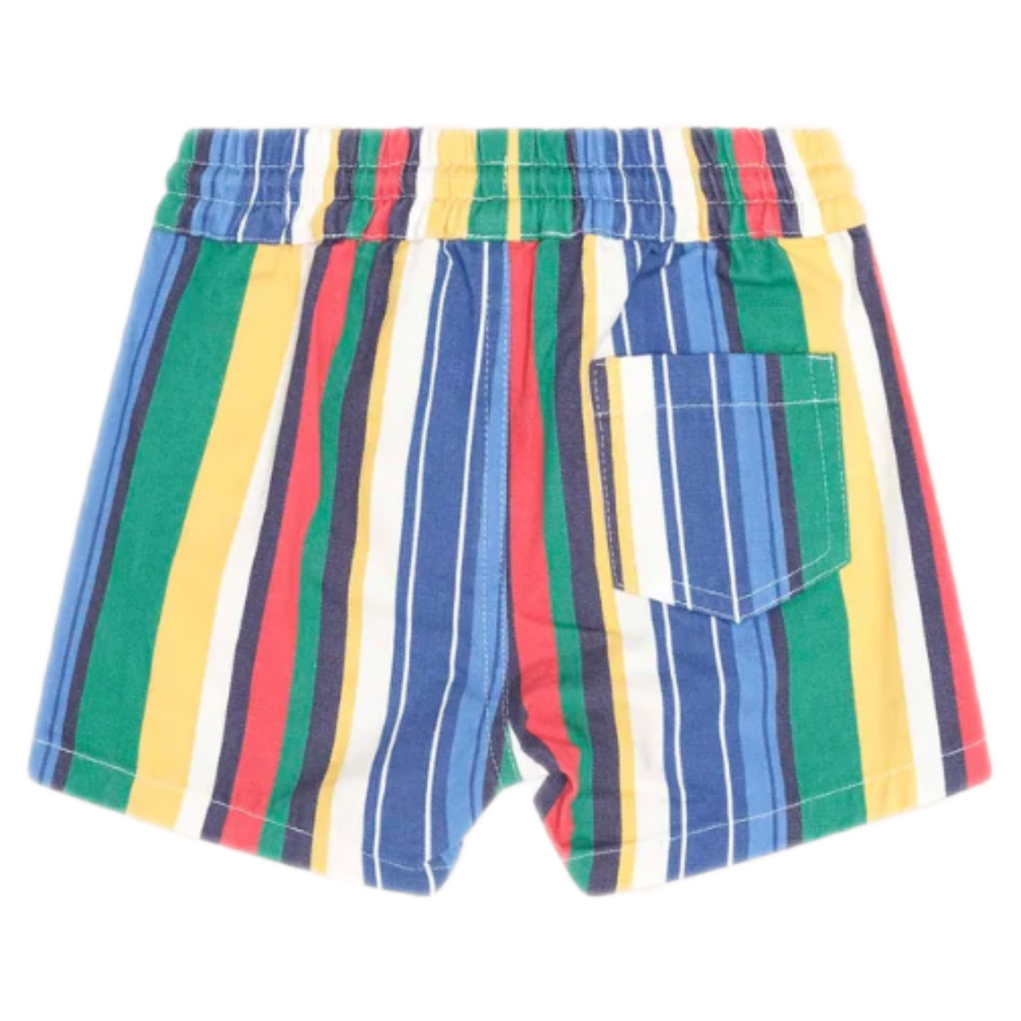 Variegated Stripe Drawcord Short - Multi