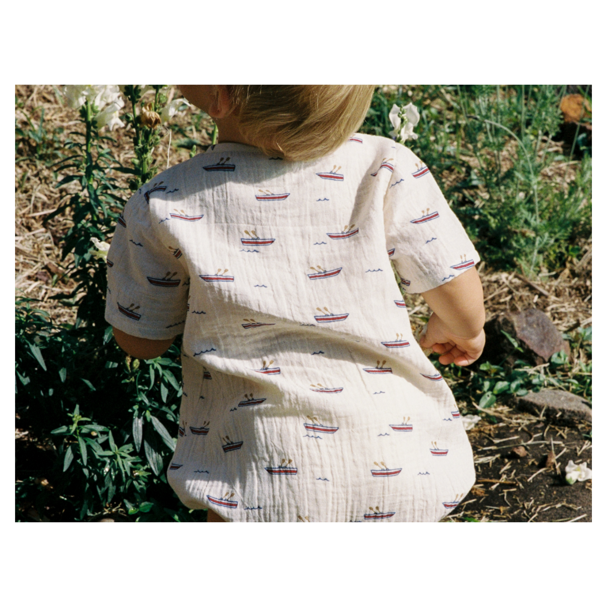 Monty Suit Muslin - Row Boats