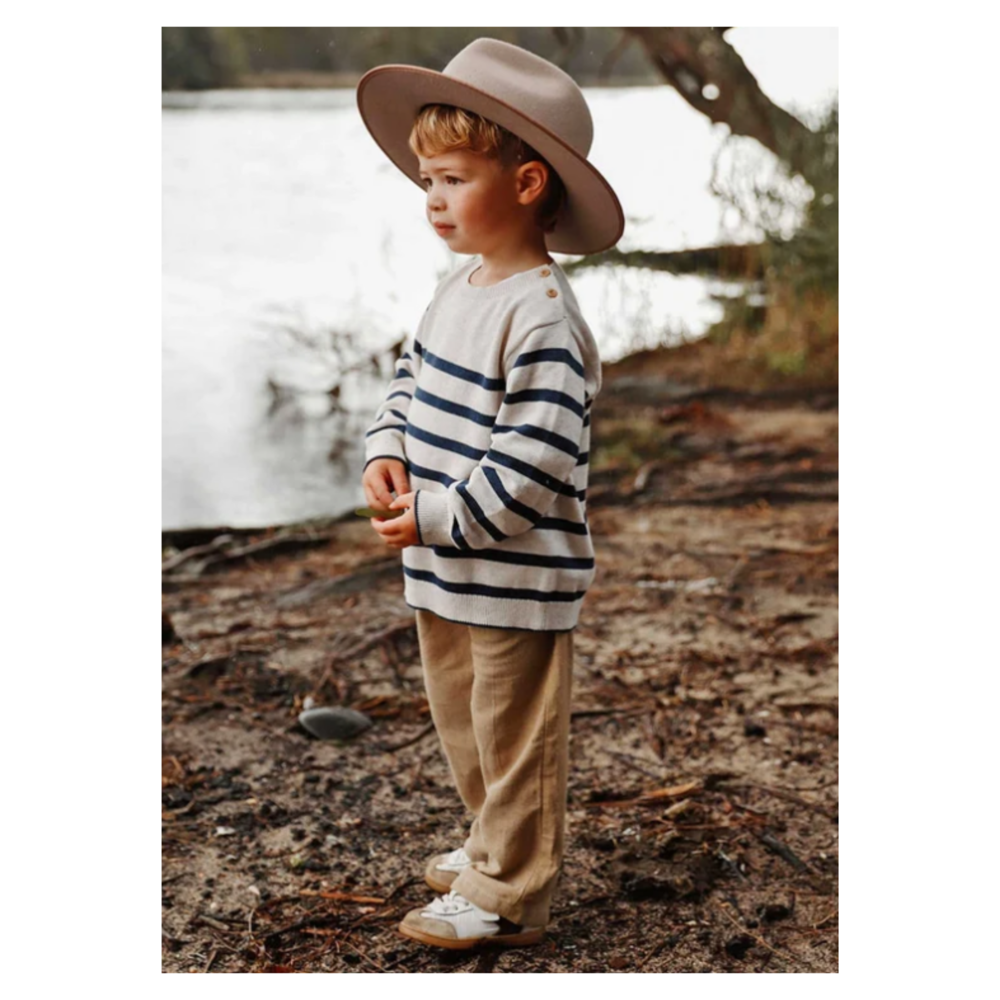 Classic Striped Jumper - French Navy Stripe