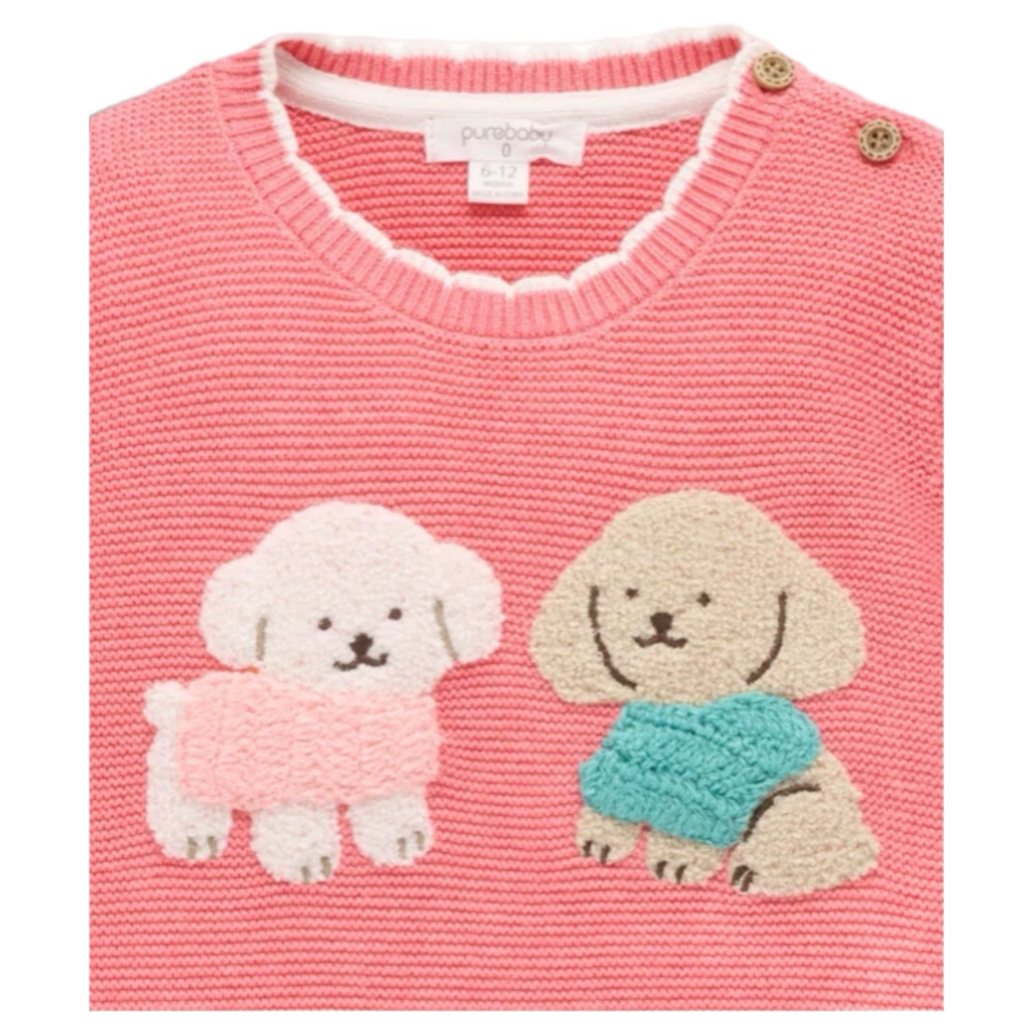Puppy Jumper - Peach Melange