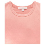 Pointelle Short Sleeve Tee - Peach