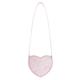 Strawberry Sequin Heart Bag - Strawberry Metallic
