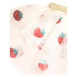 Sequin Strawberry Tulle Skirt - Ecru