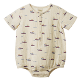 Monty Suit Muslin - Row Boats