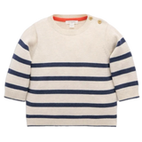Classic Striped Jumper - French Navy Stripe