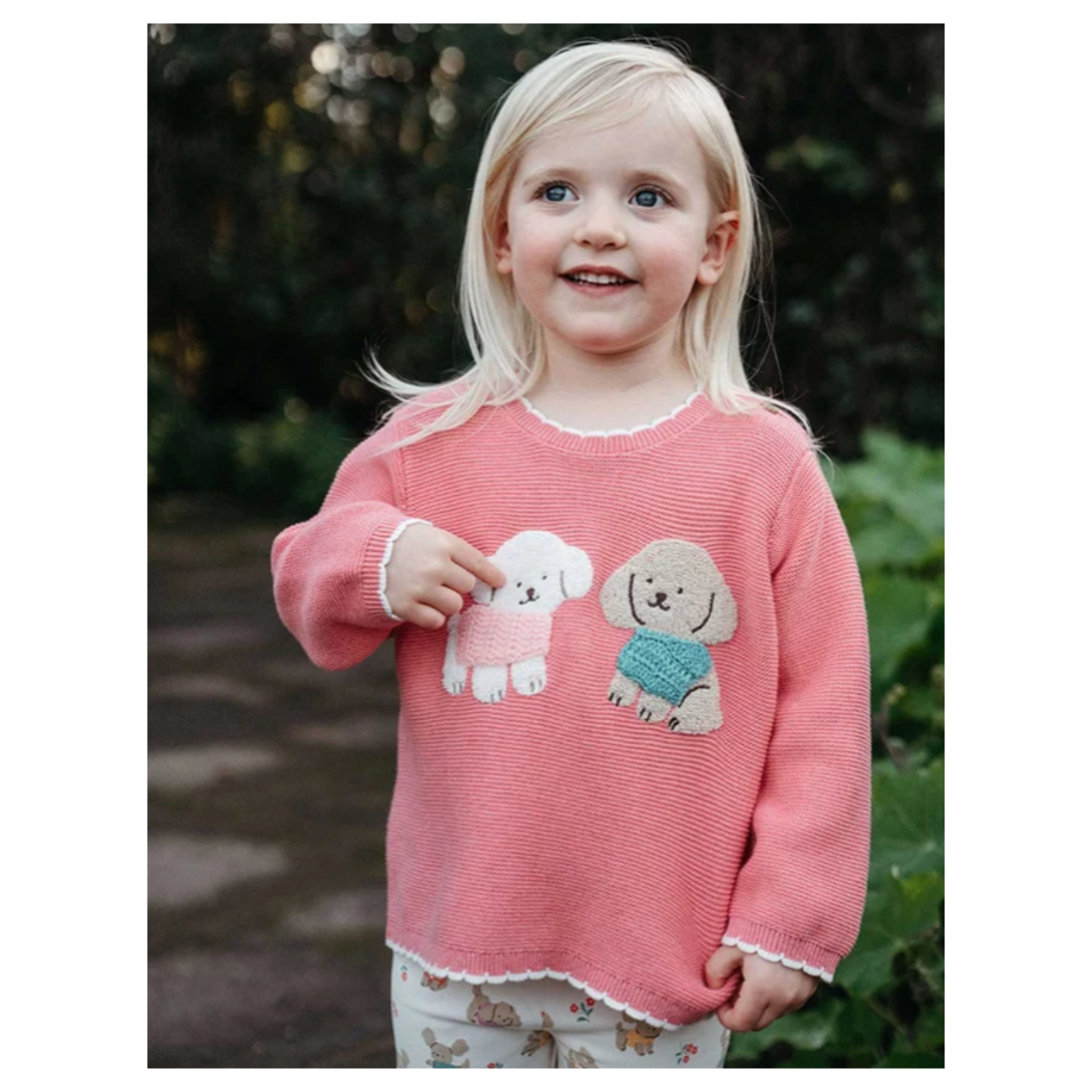 Puppy Jumper - Peach Melange