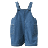 Tucker Shortie Overalls Chambray - Sky
