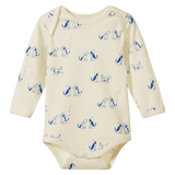 Long Sleeve Bodysuit - Dog Walk