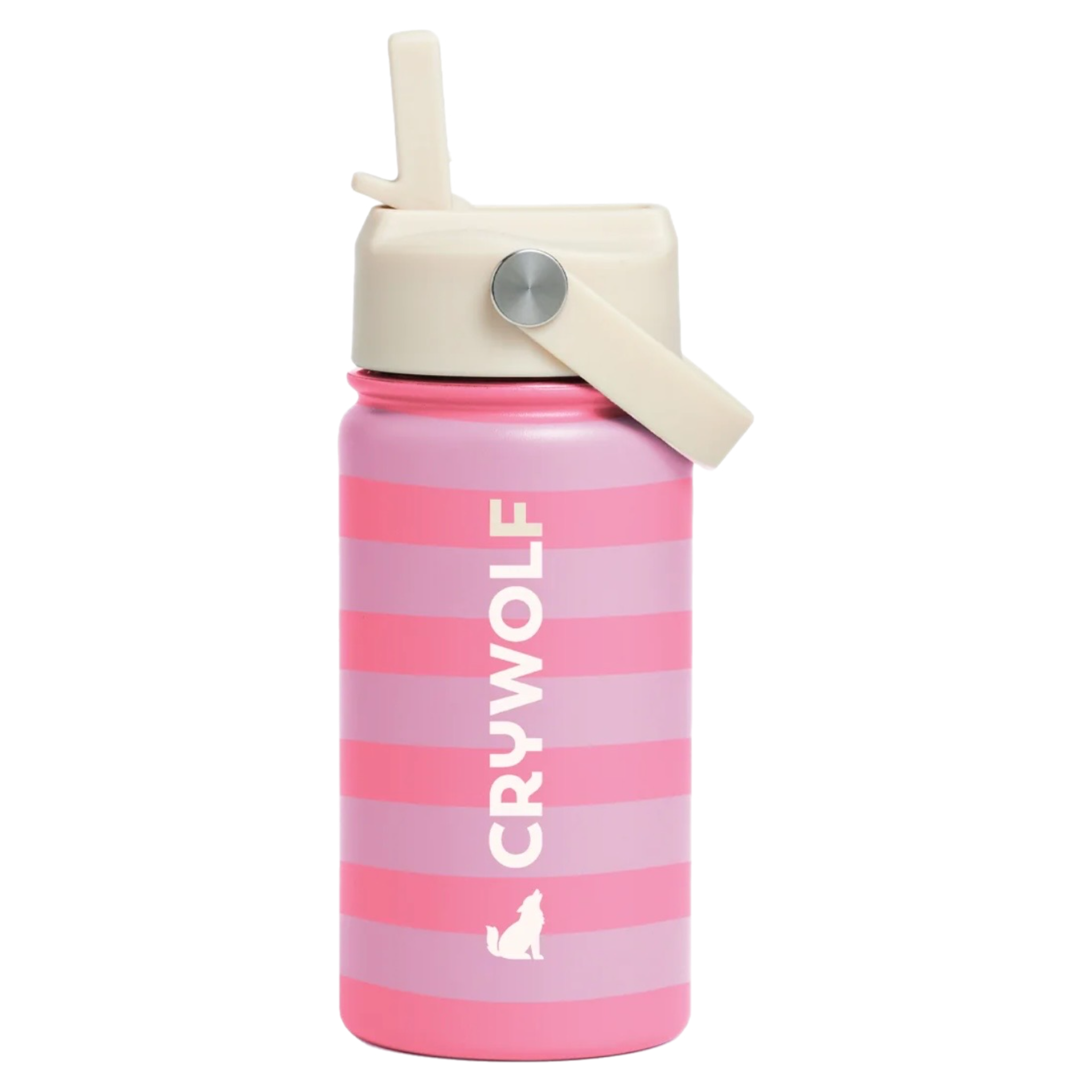 Drink Bottle 400ml - Flamingo Stripe