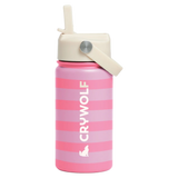 Drink Bottle 400ml - Flamingo Stripe