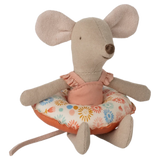 Beach Mouse Little Sister with Float Flower