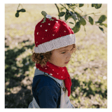 Acorn Kids Small to Large Strawberry Beanie - Red