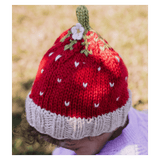 Acorn Kids Small to Large Strawberry Beanie - Red