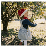 Acorn Kids Small to Large Strawberry Beanie - Red