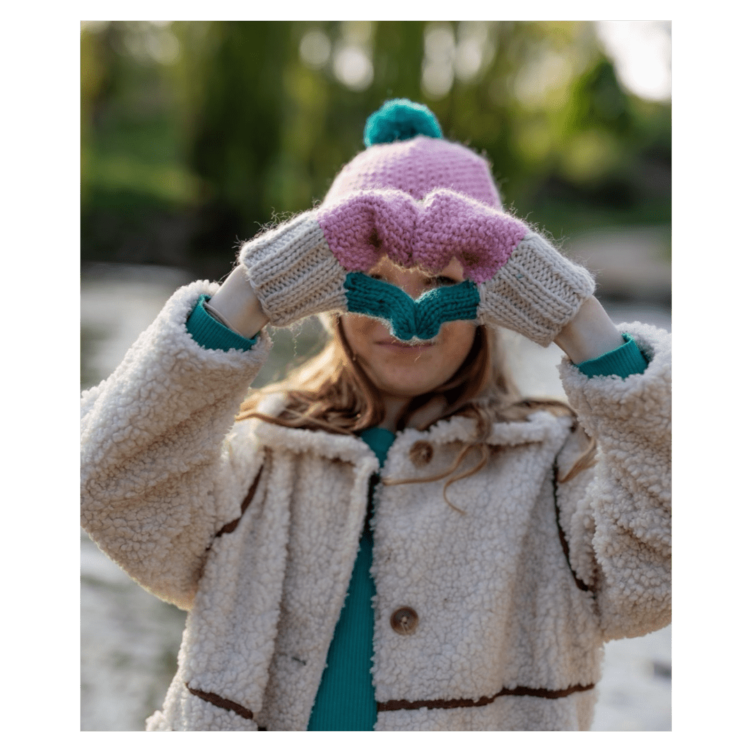 Acorn Kids Small to Large Wilderness Beanie - Pink