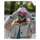 Acorn Kids Small to Large Wilderness Beanie - Pink