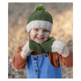 Acorn Kids Small to Large Wilderness Mittens - Khaki