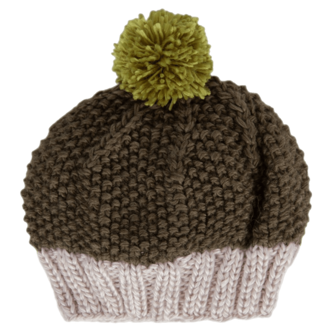 Acorn Kids Small to Medium SM Wilderness Beanie - Khaki