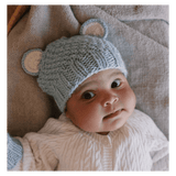 Acorn Kids XXS to XS Bear Infant Mittens - Blue/Cream