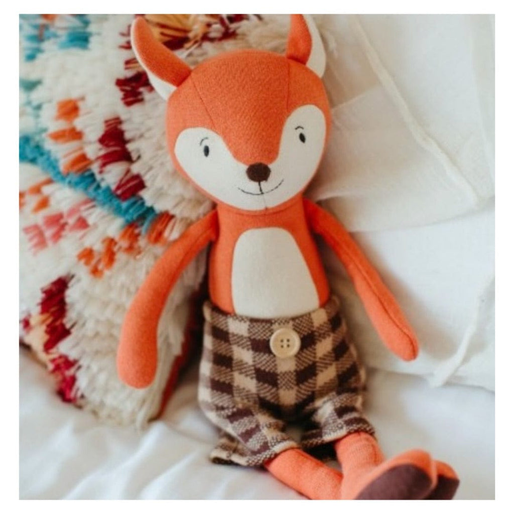 Apple Park Birth Plus Organic Knit Fox - Franky