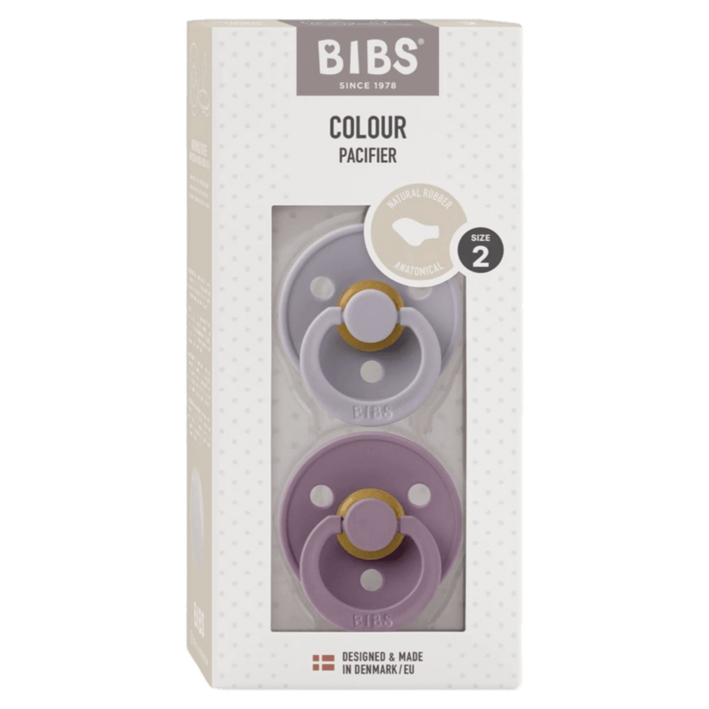 BIBS 6 Months Plus Colour, Anatomical S2 - Fossil Grey/Mauve