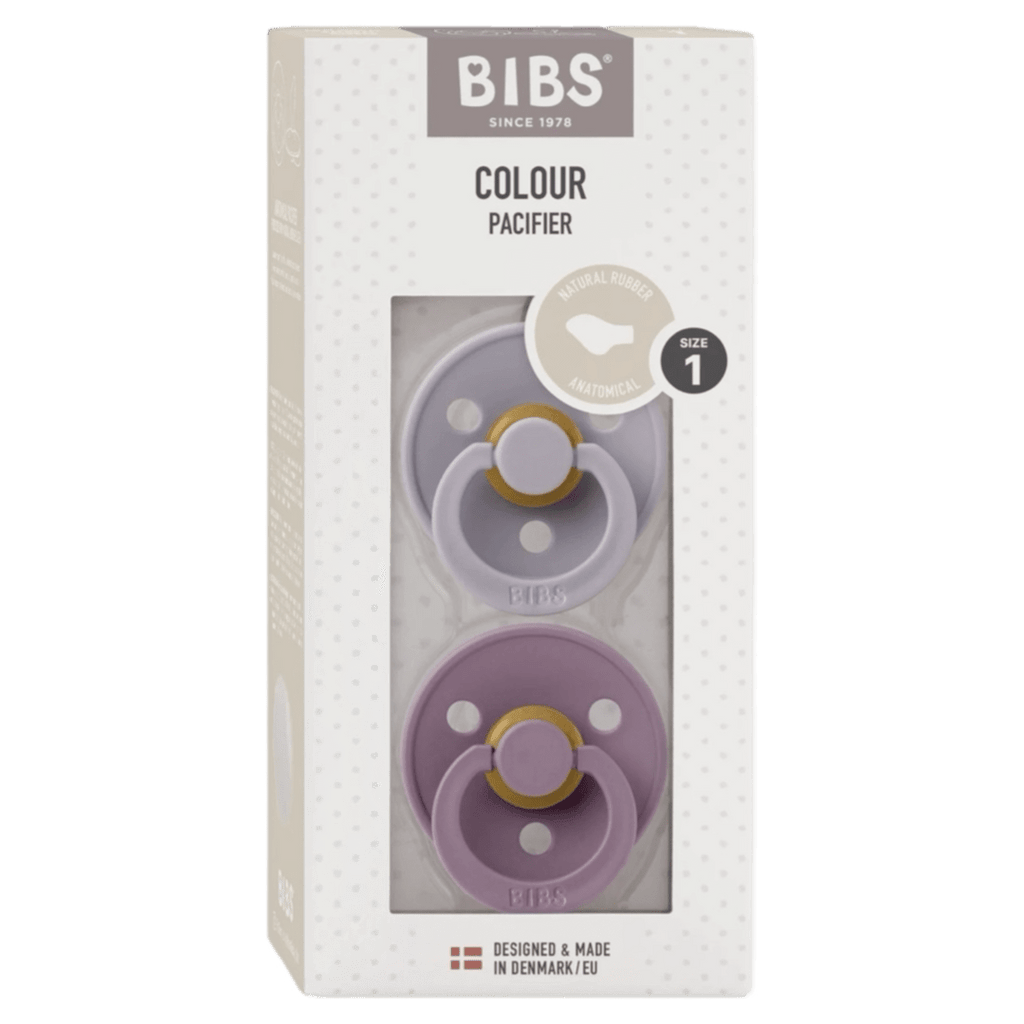 BIBS Birth Plus Colour, Anatomical S1 - Fossil Grey/Mauve