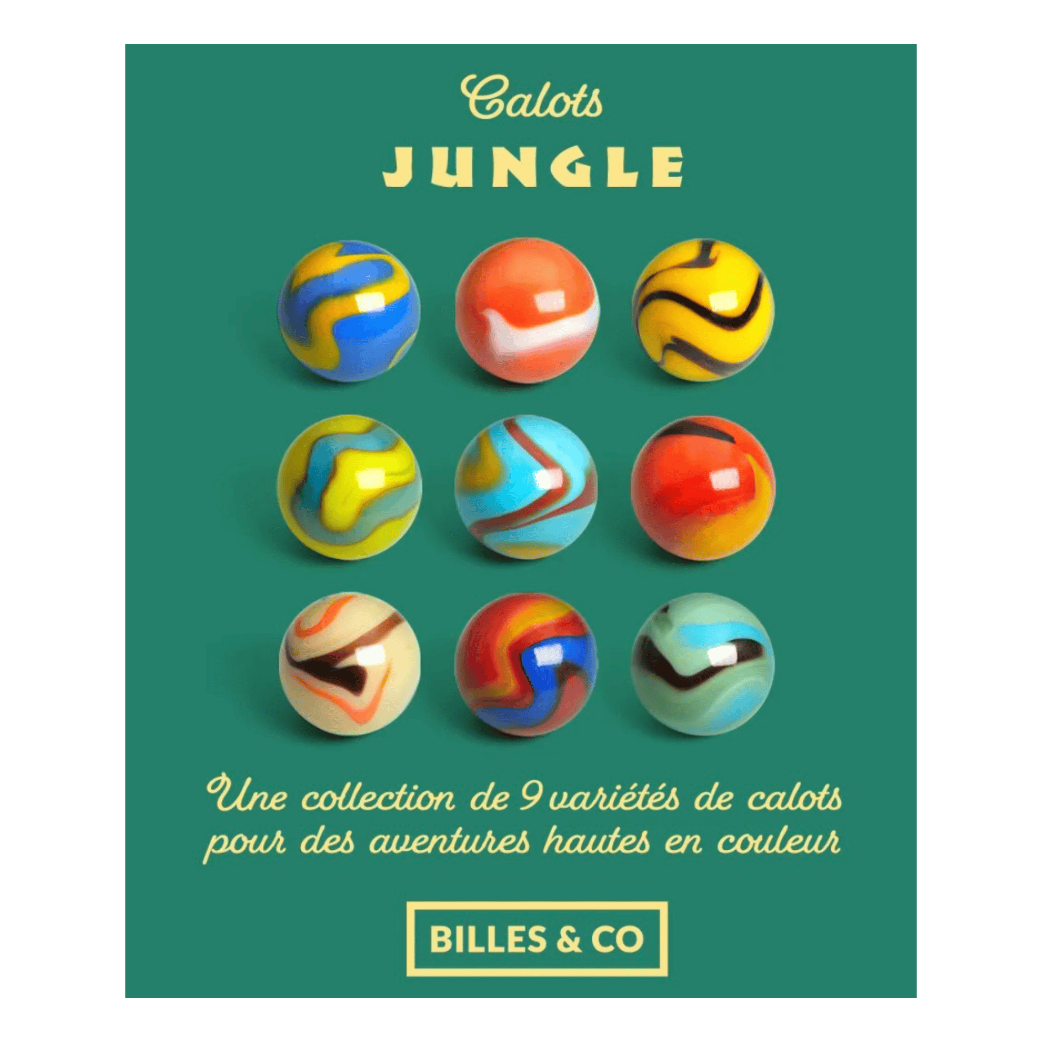 Billes & Co 3 Plus Marble Treasure Giant Box - Jungle