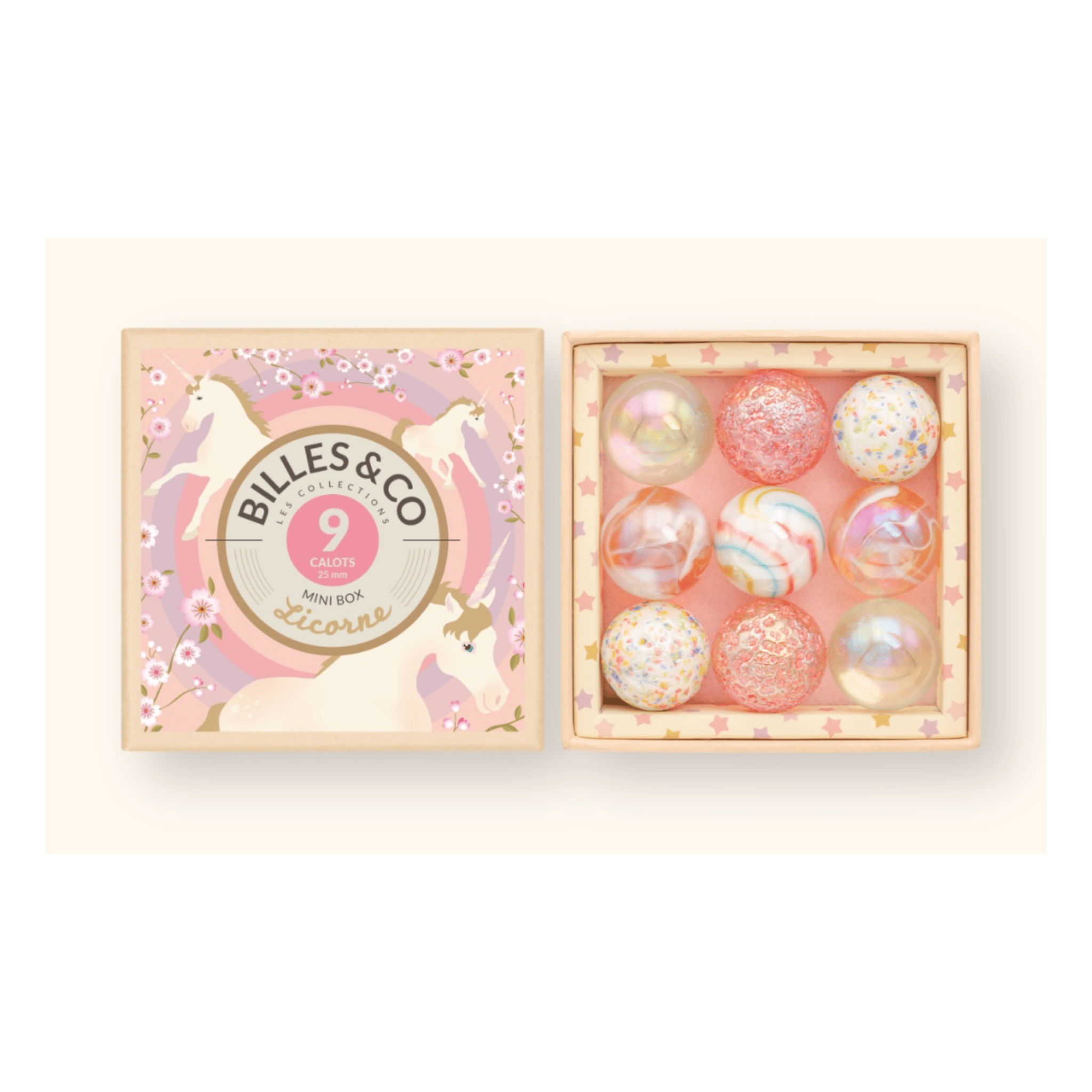 Billes & Co 3 Plus Marble Treasure Giant Box - Unicorn