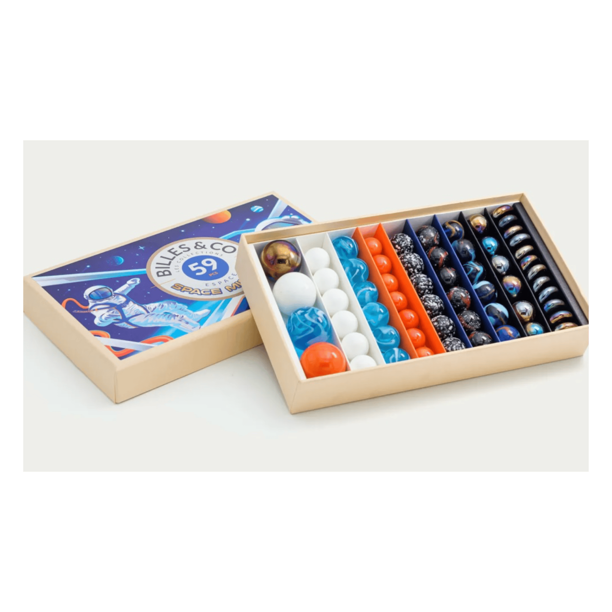 Billes & Co 3 Plus Marble Treasure Large Box - Space Mission